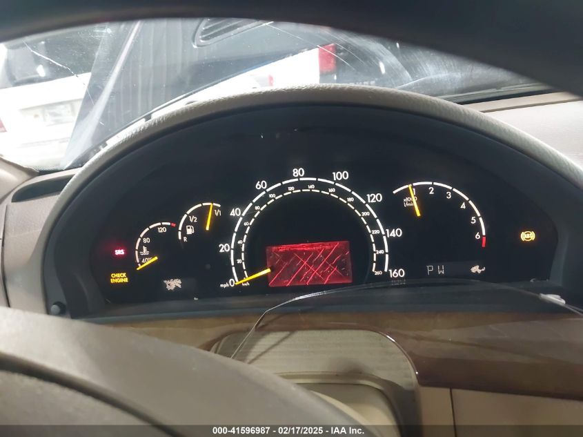 2000 Mercedes-Benz S 500 VIN: WDBNG75J1YA080747 Lot: 41596987