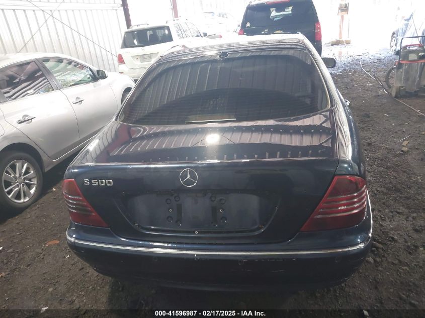 2000 Mercedes-Benz S 500 VIN: WDBNG75J1YA080747 Lot: 41596987