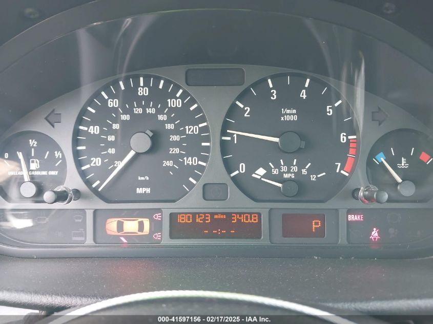 2000 BMW 328I VIN: WBAAM5342YFR18357 Lot: 41597156