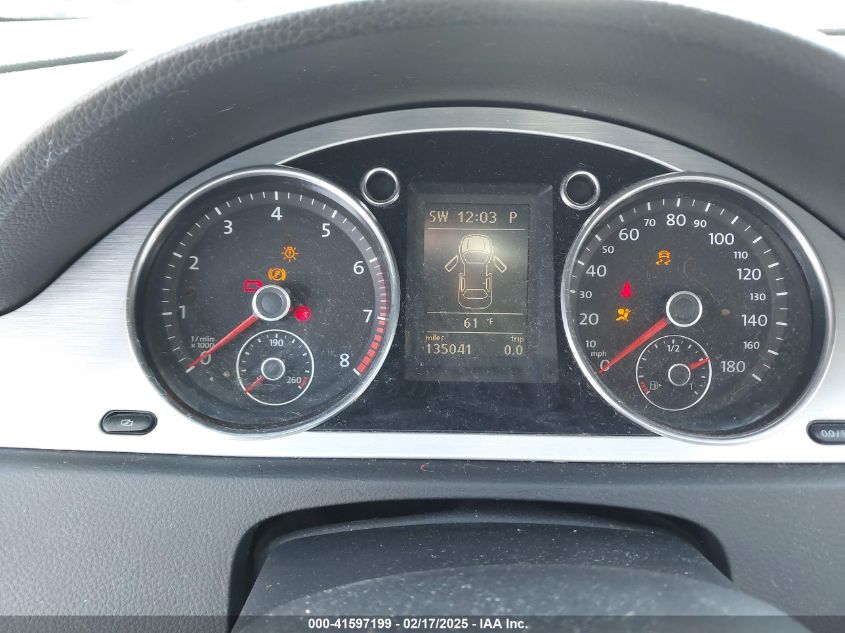 2009 Volkswagen Cc Vr6 Sport VIN: WVWEU73CX9E514415 Lot: 41597199