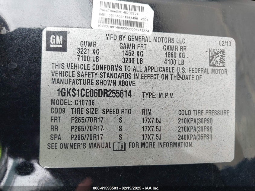 2013 GMC YUKON SLT - 1GKS1CE06DR255614