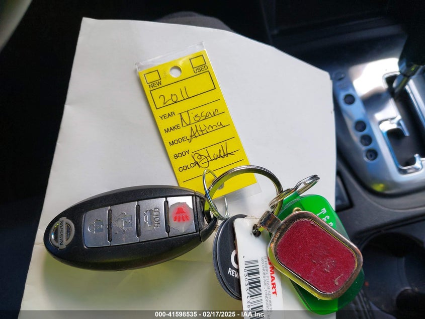2011 NISSAN ALTIMA VIN: 1N4AL2AP1BN436368