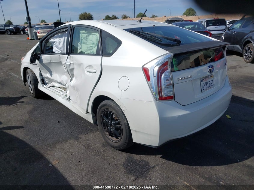 2012 TOYOTA PRIUS VIN: JTDKN3DU3C5484181