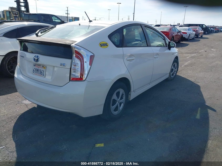2012 TOYOTA PRIUS VIN: JTDKN3DU3C5484181