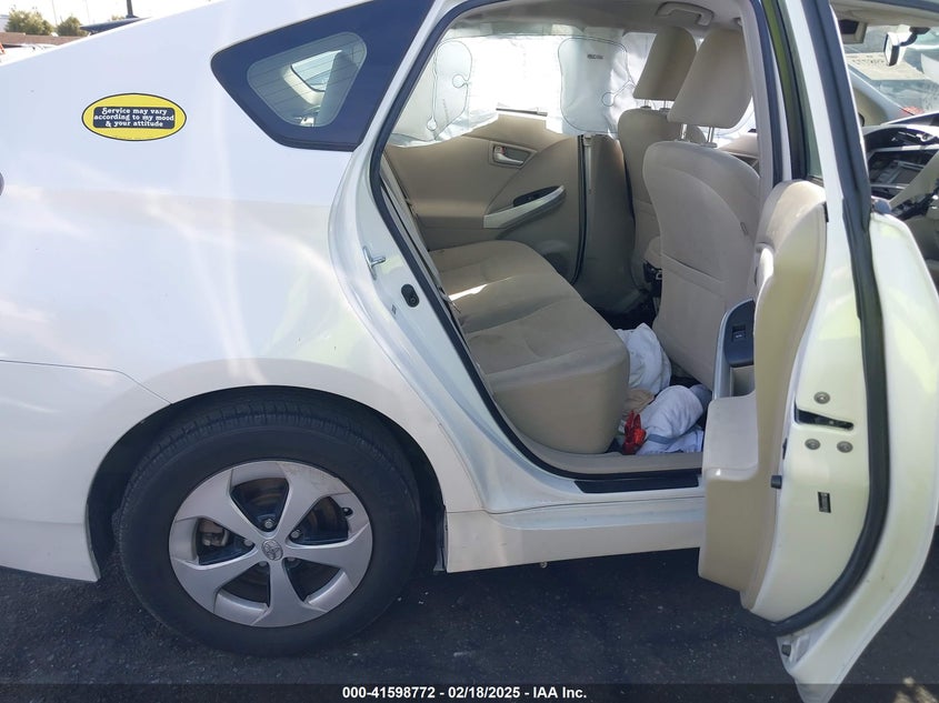 2012 TOYOTA PRIUS VIN: JTDKN3DU3C5484181