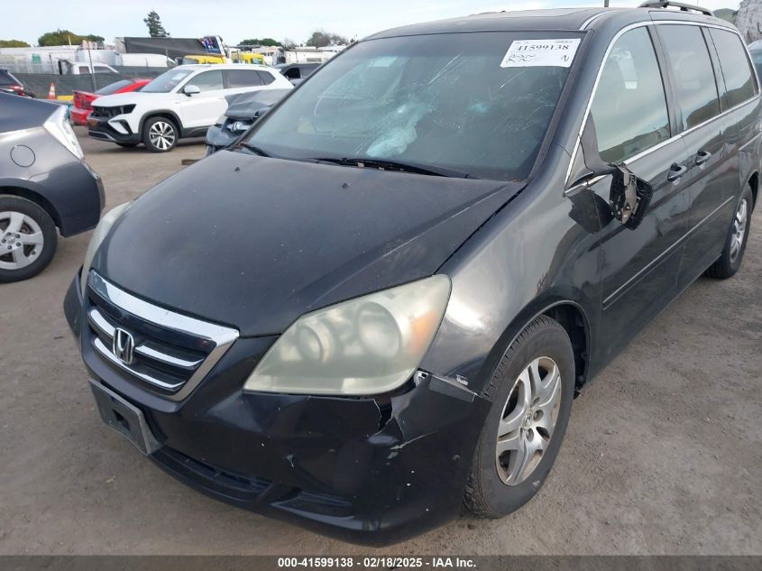 2005 Honda Odyssey Ex-L VIN: 5FNRL38735B085233 Lot: 41599138