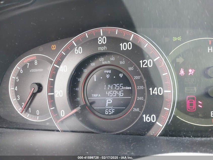 2016 HONDA ACCORD VIN: 1HGCR2F53GA171719