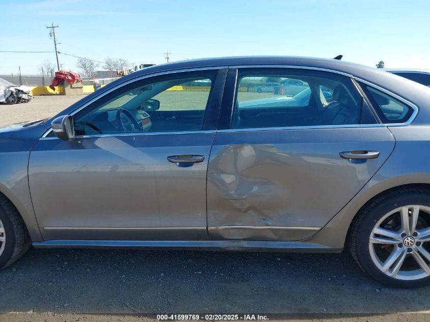 2013 Volkswagen Passat 2.0L Tdi Sel Premium VIN: 1VWCN7A32DC036791 Lot: 41599769