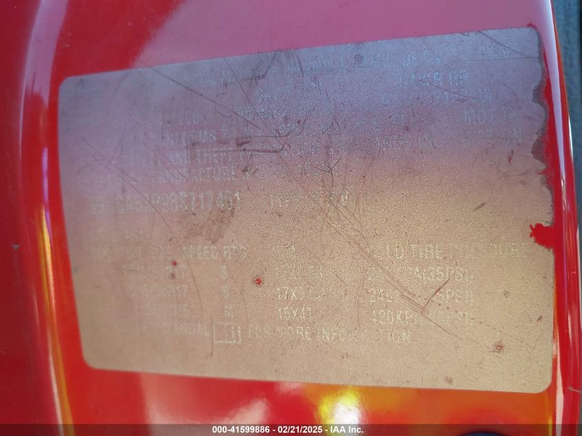 2008 Chevrolet Hhr Lt VIN: 3GNCA53P98S717461 Lot: 41599886