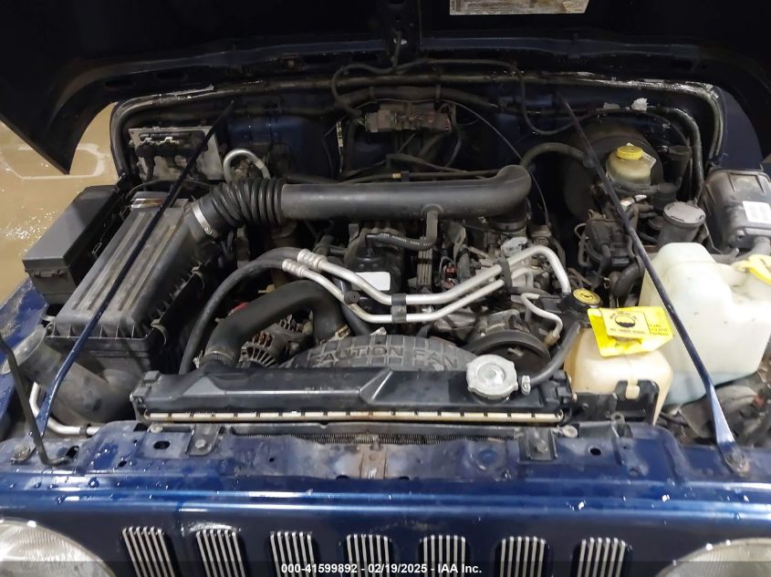 2002 Jeep Wrangler Sport VIN: 1J4FA49S42P762707 Lot: 41599892