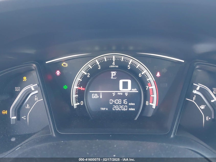 2016 HONDA CIVIC VIN: 2HGFC4B03GH314707