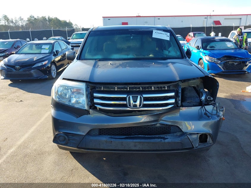 2013 HONDA PILOT LX - 5FNYF3H21DB012240
