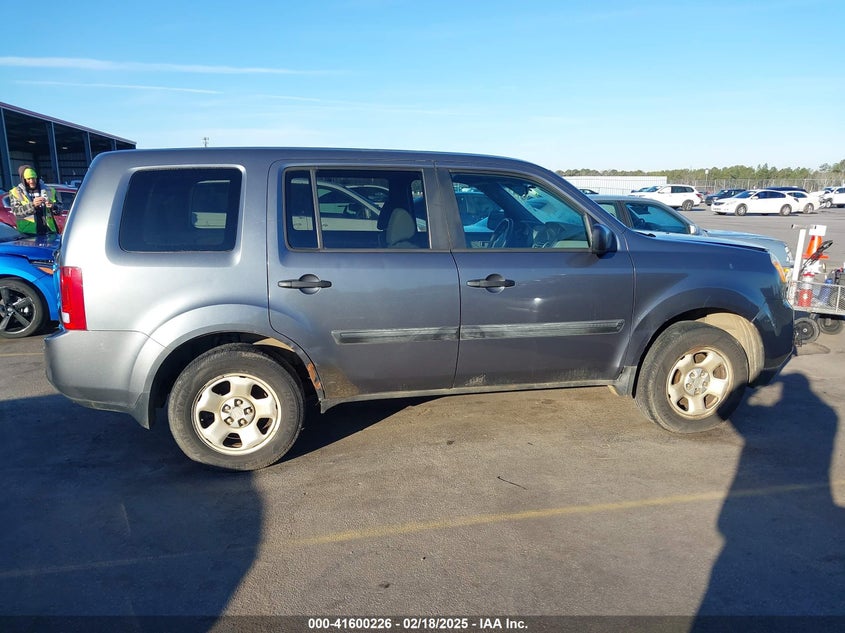 2013 HONDA PILOT LX - 5FNYF3H21DB012240