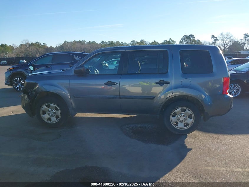 2013 HONDA PILOT LX - 5FNYF3H21DB012240