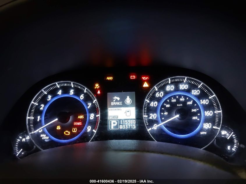 2014 Infiniti Qx70 VIN: JN8CS1MW9EM411039 Lot: 41600436