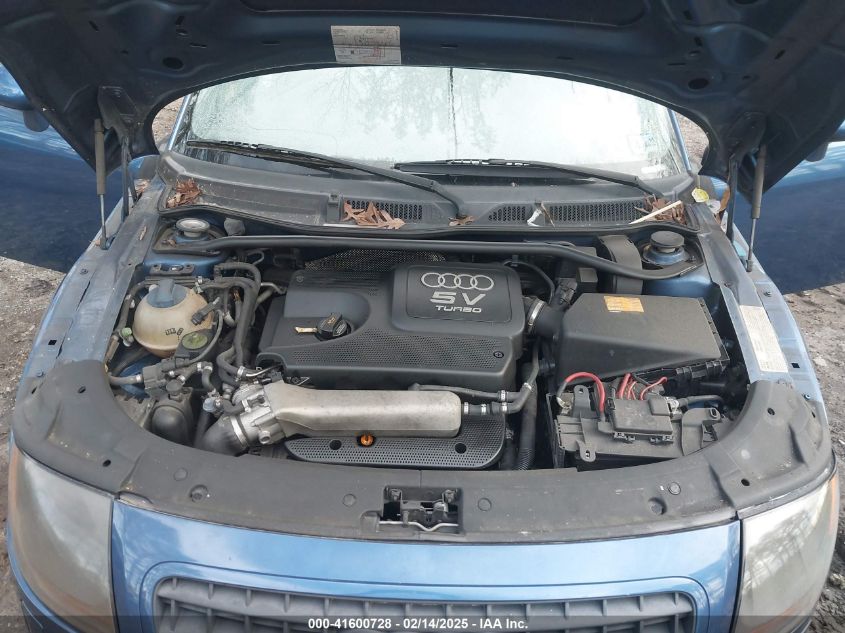 2003 Audi Tt 1.8L VIN: TRUTC28N431018179 Lot: 41600728