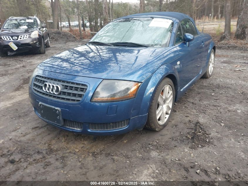 2003 Audi Tt 1.8L VIN: TRUTC28N431018179 Lot: 41600728
