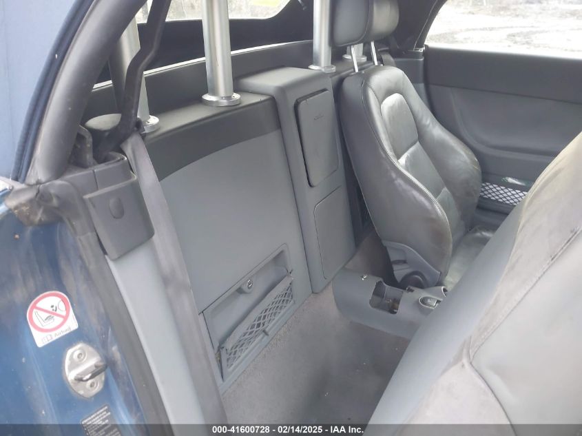 2003 Audi Tt 1.8L VIN: TRUTC28N431018179 Lot: 41600728