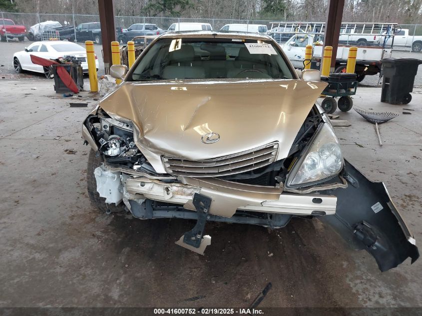 2004 Lexus Es VIN: 0JTHBA30G14002901 Lot: 41600752