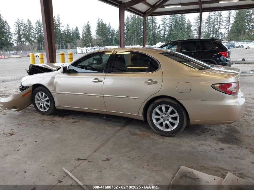2004 Lexus Es VIN: 0JTHBA30G14002901 Lot: 41600752