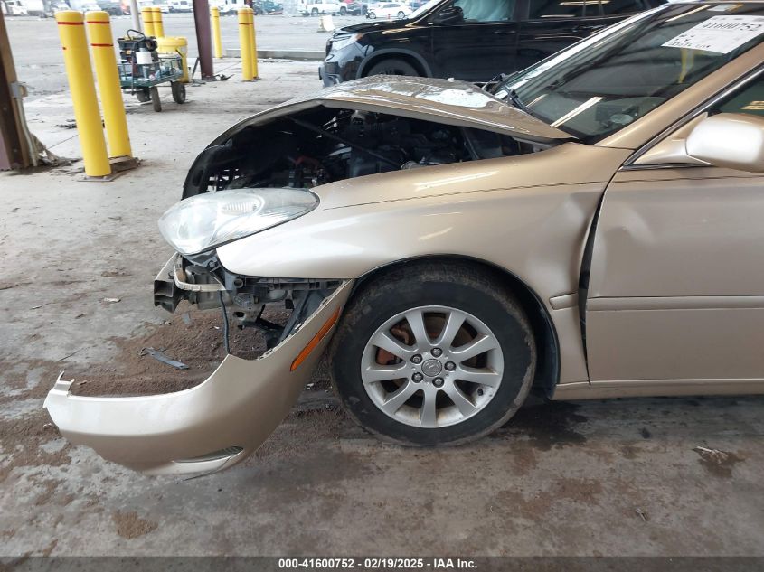 2004 Lexus Es VIN: 0JTHBA30G14002901 Lot: 41600752