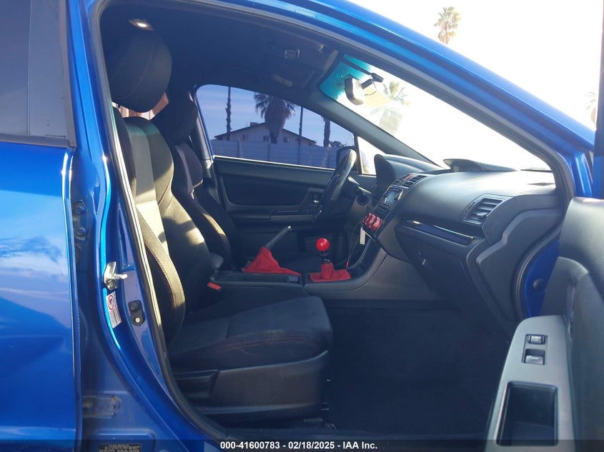 2015 SUBARU WRX VIN: JF1VA1A67F9823689
