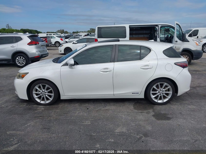 2012 LEXUS CT 200H VIN: JTHKD5BH8C2082046