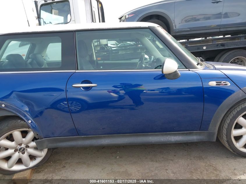 2003 Mini Cooper S VIN: WMWRE33433TD72153 Lot: 41601153