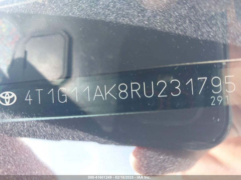 2024 TOYOTA CAMRY SE - 4T1G11AK8RU231795