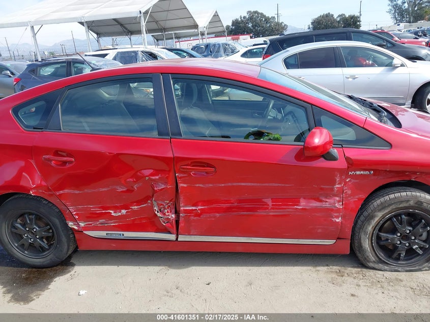 2013 TOYOTA PRIUS VIN: JTDKN3DU7D0351261