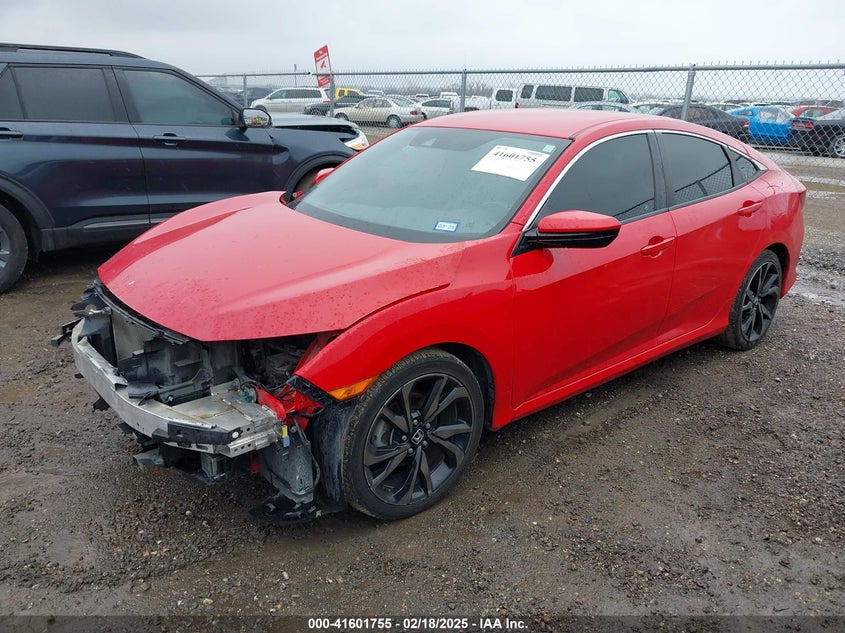 2019 HONDA CIVIC VIN: 2HGFC2F83KH540209
