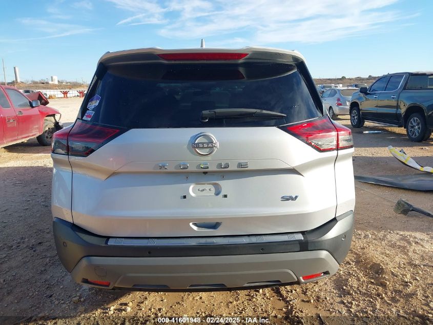 2022 Nissan Rogue Sv Fwd VIN: 5N1BT3BA7NC706052 Lot: 41601948