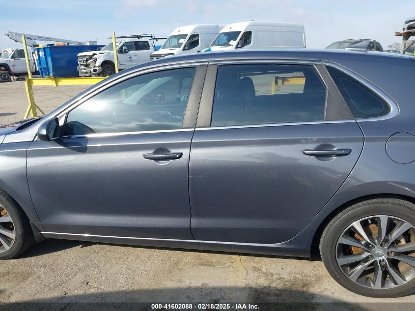 2019 Hyundai Elantra Gt VIN: KMHH35LE1KU117396 Lot: 41602088