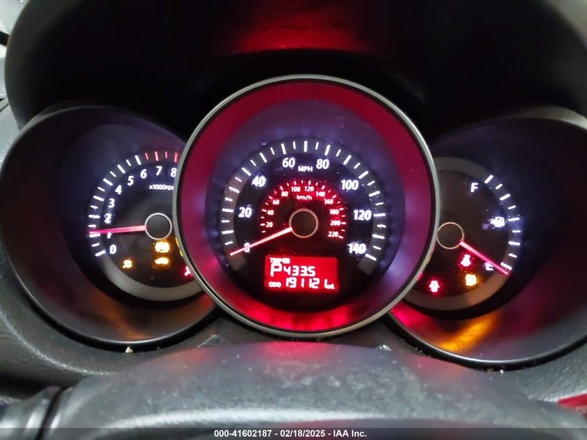 2012 KIA FORTE VIN: KNAFU4A22C5540752