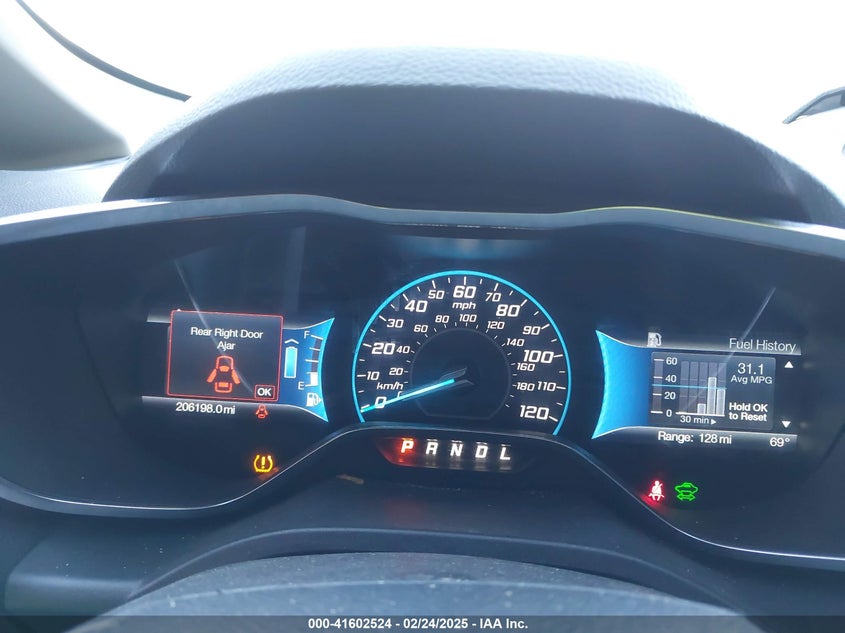 2016 FORD C-MAX HYBRID VIN: 1FADP5AU5GL109919
