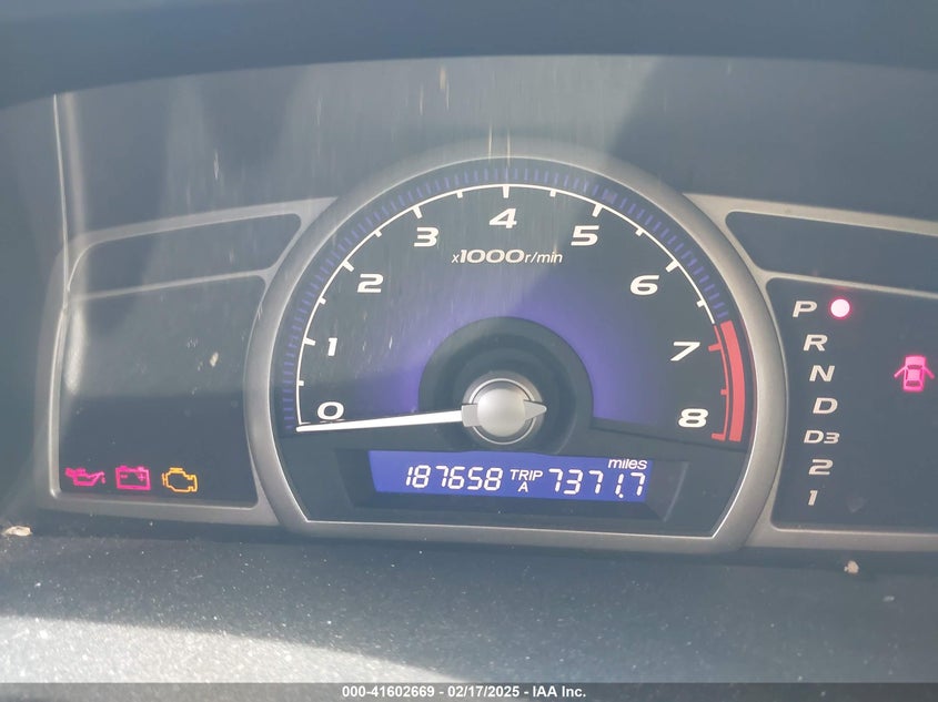 2007 HONDA CIVIC VIN: 2HGFA16837H303078