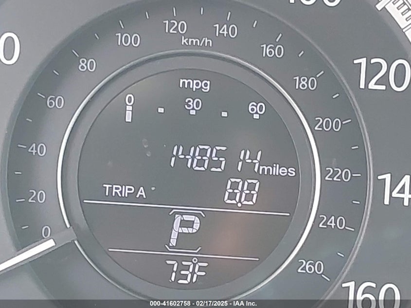 2014 HONDA ACCORD VIN: 1HGCR2F38EA182260