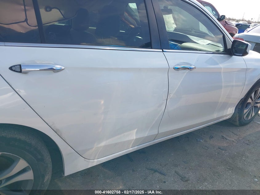 2014 HONDA ACCORD VIN: 1HGCR2F38EA182260
