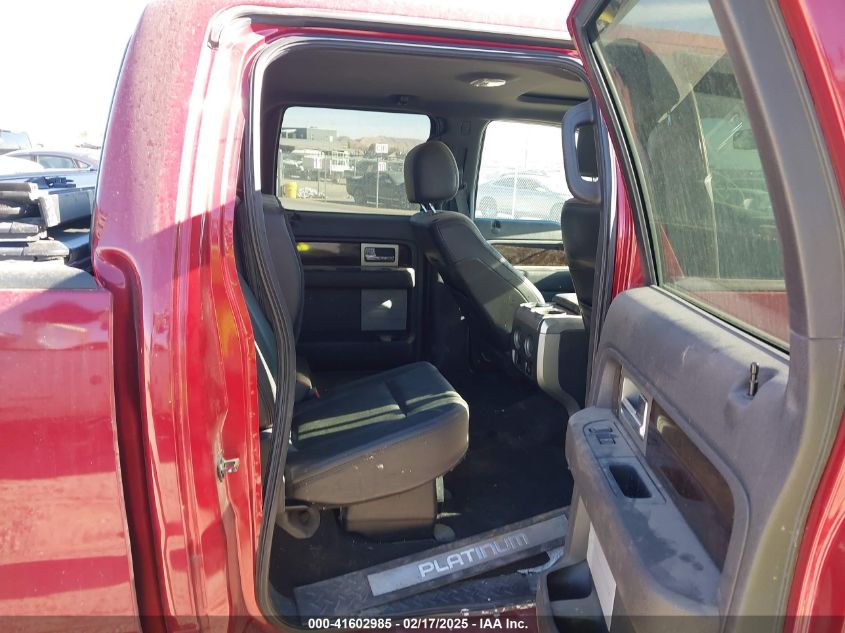 2013 Ford F-150 Platinum VIN: 1FTFW1ET8DFB52659 Lot: 41602985