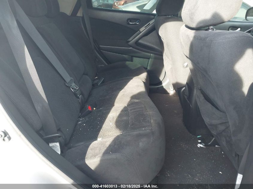 2009 Nissan Murano S VIN: JN8AZ18U99W104427 Lot: 41603013