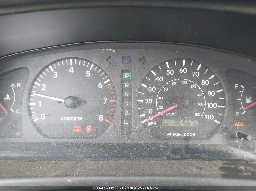 2000 Toyota Sienna Xle VIN: 4T3ZF13C4YU308121 Lot: 41603998