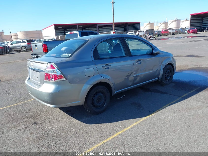 2010 CHEVROLET AVEO VIN: KL1TD5DE9AB109462