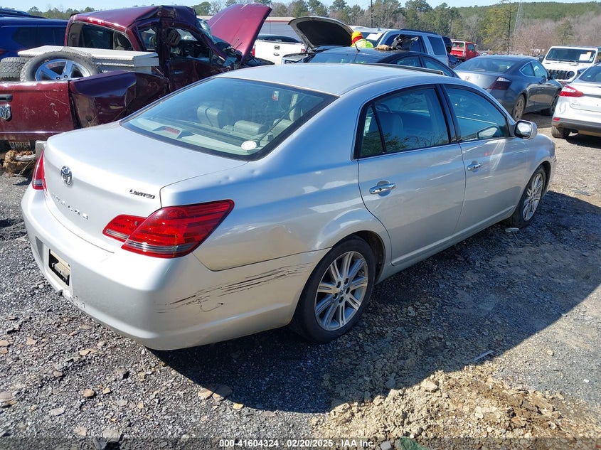 2008 TOYOTA AVALON VIN: 4T1BK36B98U257252