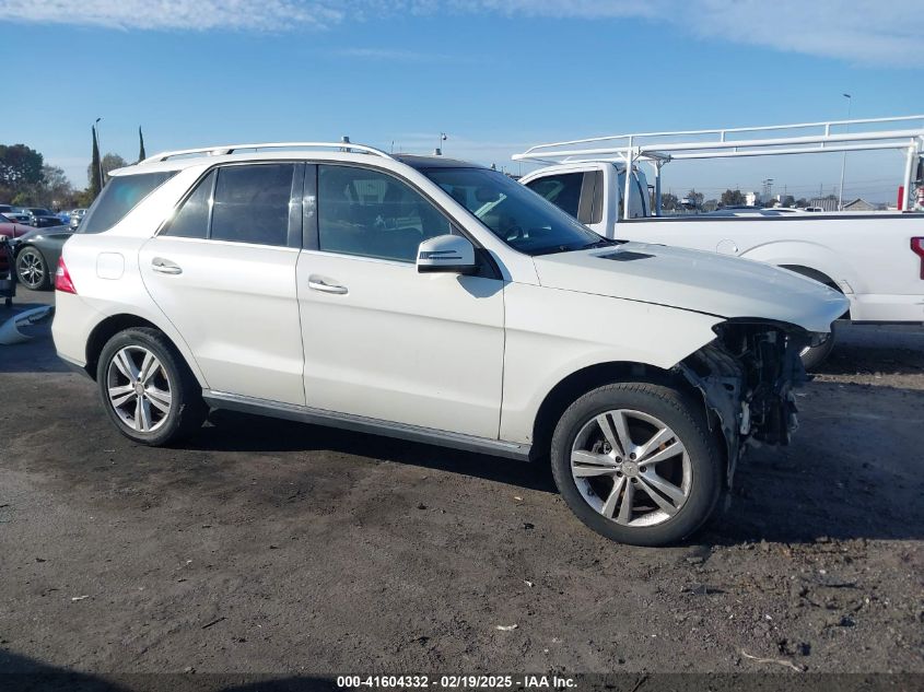 2015 Mercedes-Benz Ml 350 VIN: 4JGDA5JBXFA571859 Lot: 41604332
