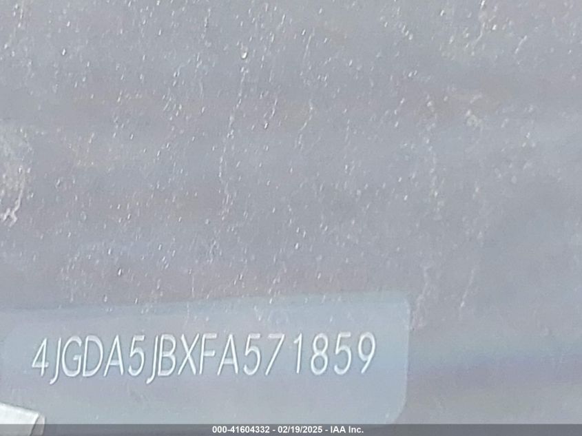 2015 Mercedes-Benz Ml 350 VIN: 4JGDA5JBXFA571859 Lot: 41604332