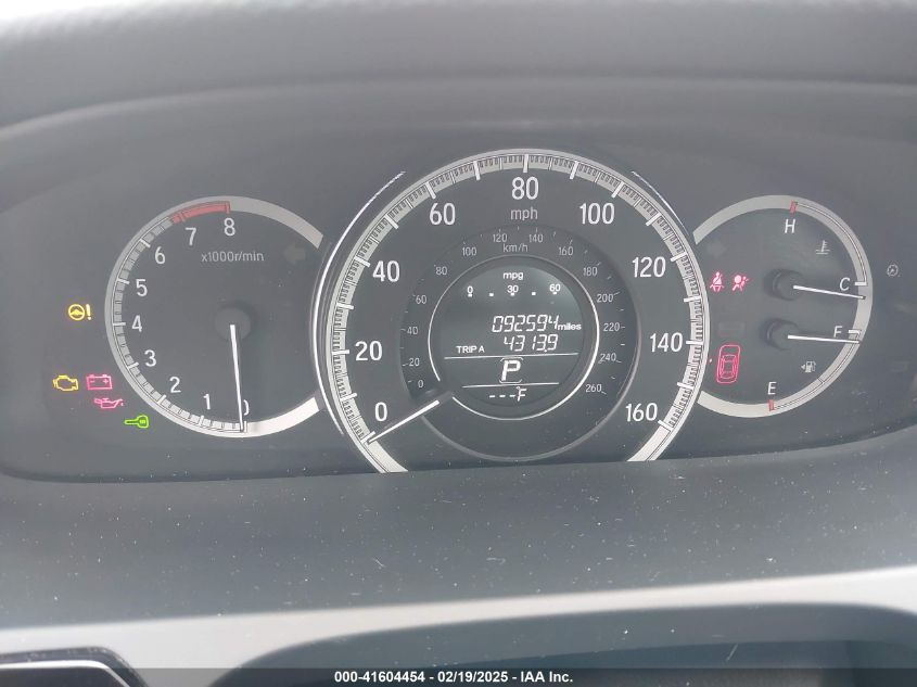 2017 Honda Accord Lx VIN: 1HGCR2F36HA221030 Lot: 41604454