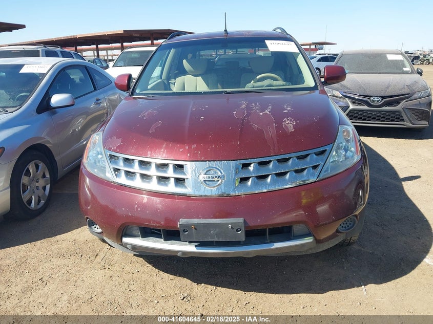 2007 Nissan Murano VIN: JNBAZ08W37W626009 Lot: 41604645