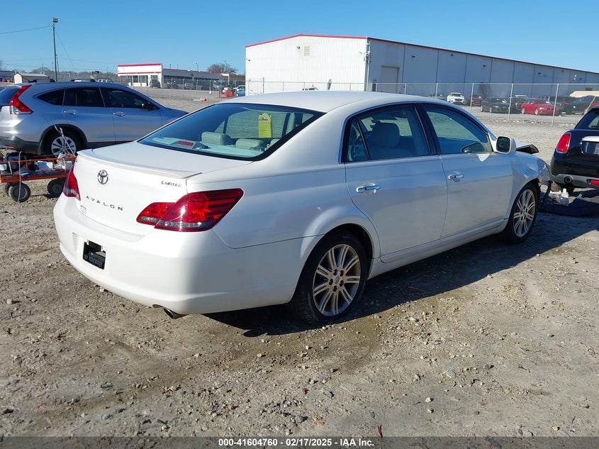 2008 TOYOTA AVALON VIN: 4T1BK36B68U291133