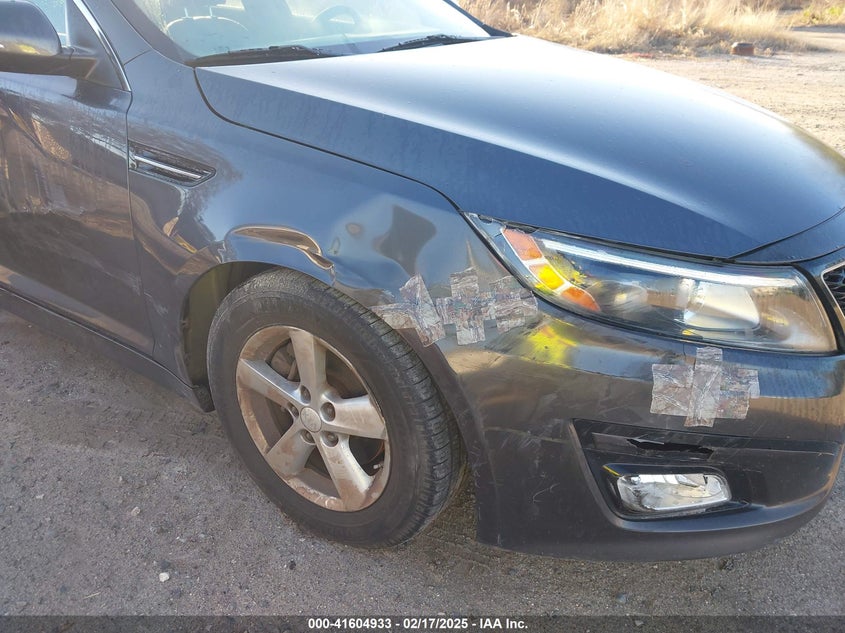 2015 KIA OPTIMA VIN: KNAGM4A72F5626342