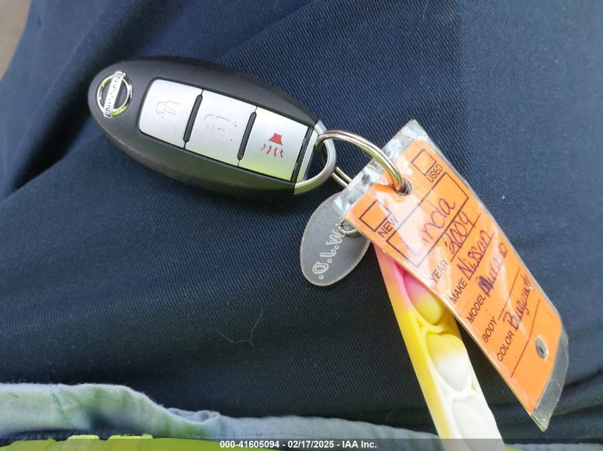 2009 Nissan Murano Sl VIN: JN8AZ18U39W107033 Lot: 41605094